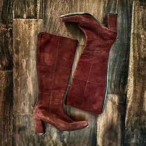 Burgundy Ellen Tracy boots